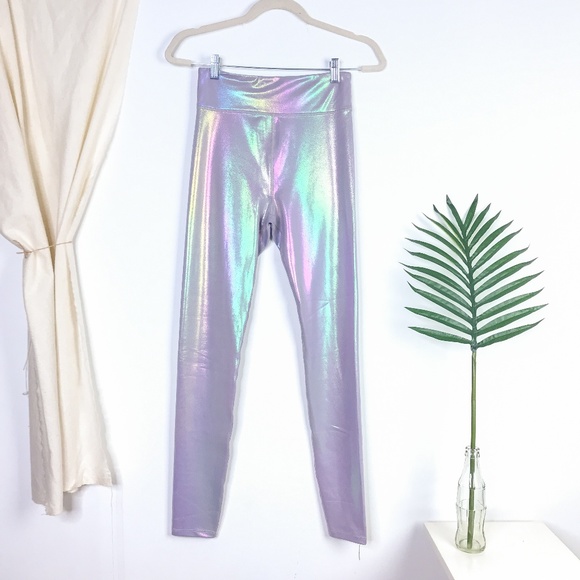 Carbon38 Pants - Carbon38 Luminous High Rise Leggings in Rainbow